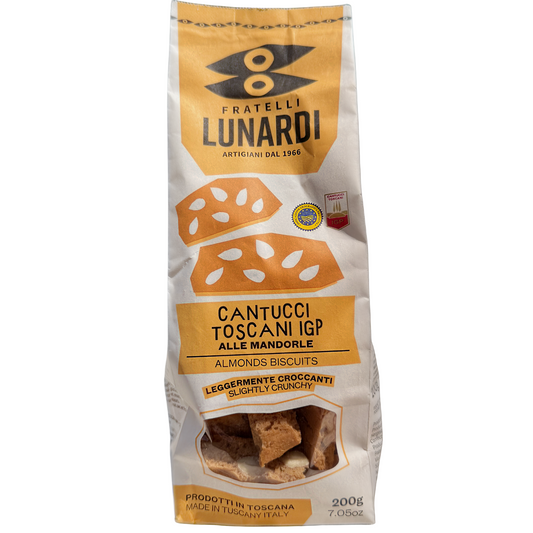 Fratelli Lunardi biscuit package on a white background