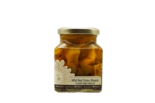 Wild Red Onion Shoots in EVOO "Sponsali", Masseria Mirogallo, 280g